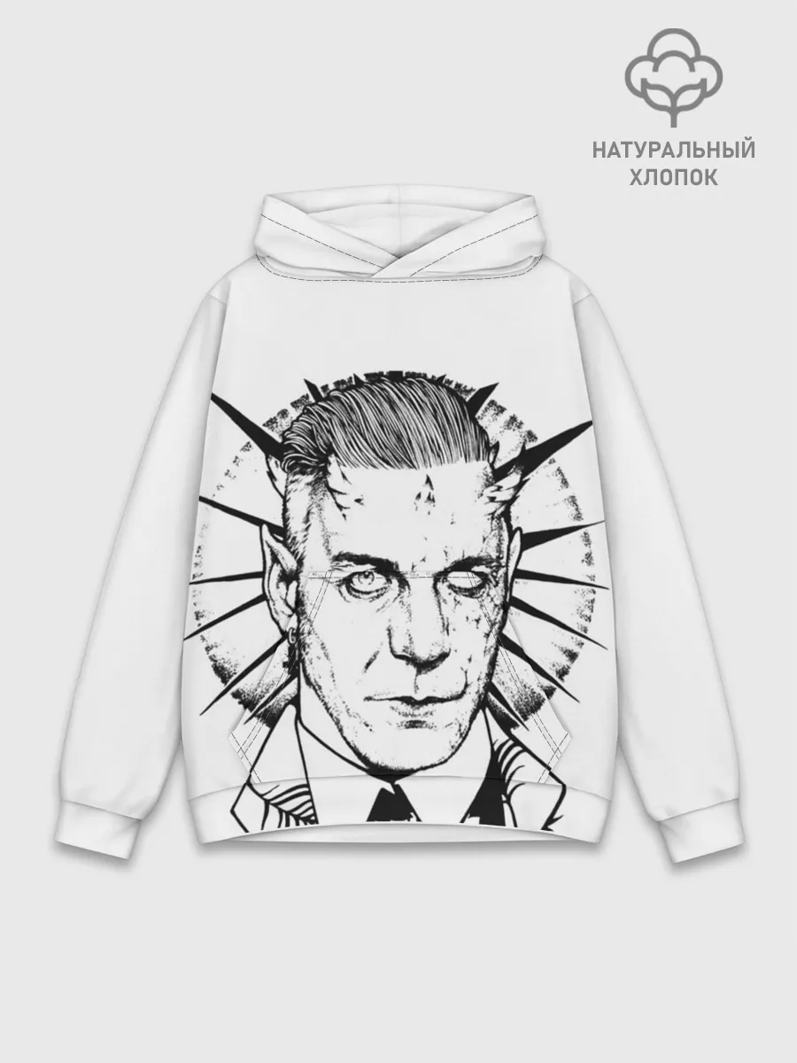 Худи мужской база хлопок / Rammstein