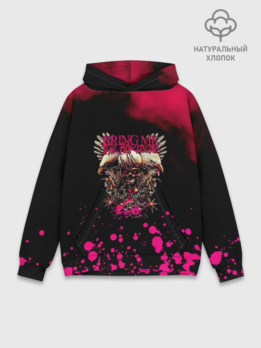 Худи мужской база хлопок / Bring Me the Horizon