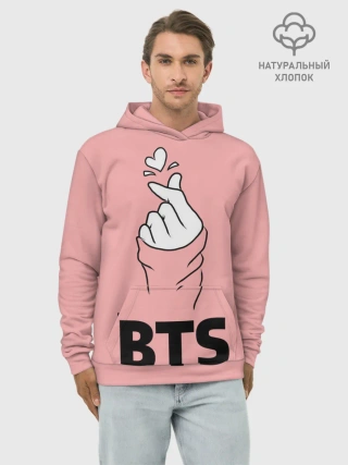 Худи мужской база хлопок / РЮКЗАК BTS
