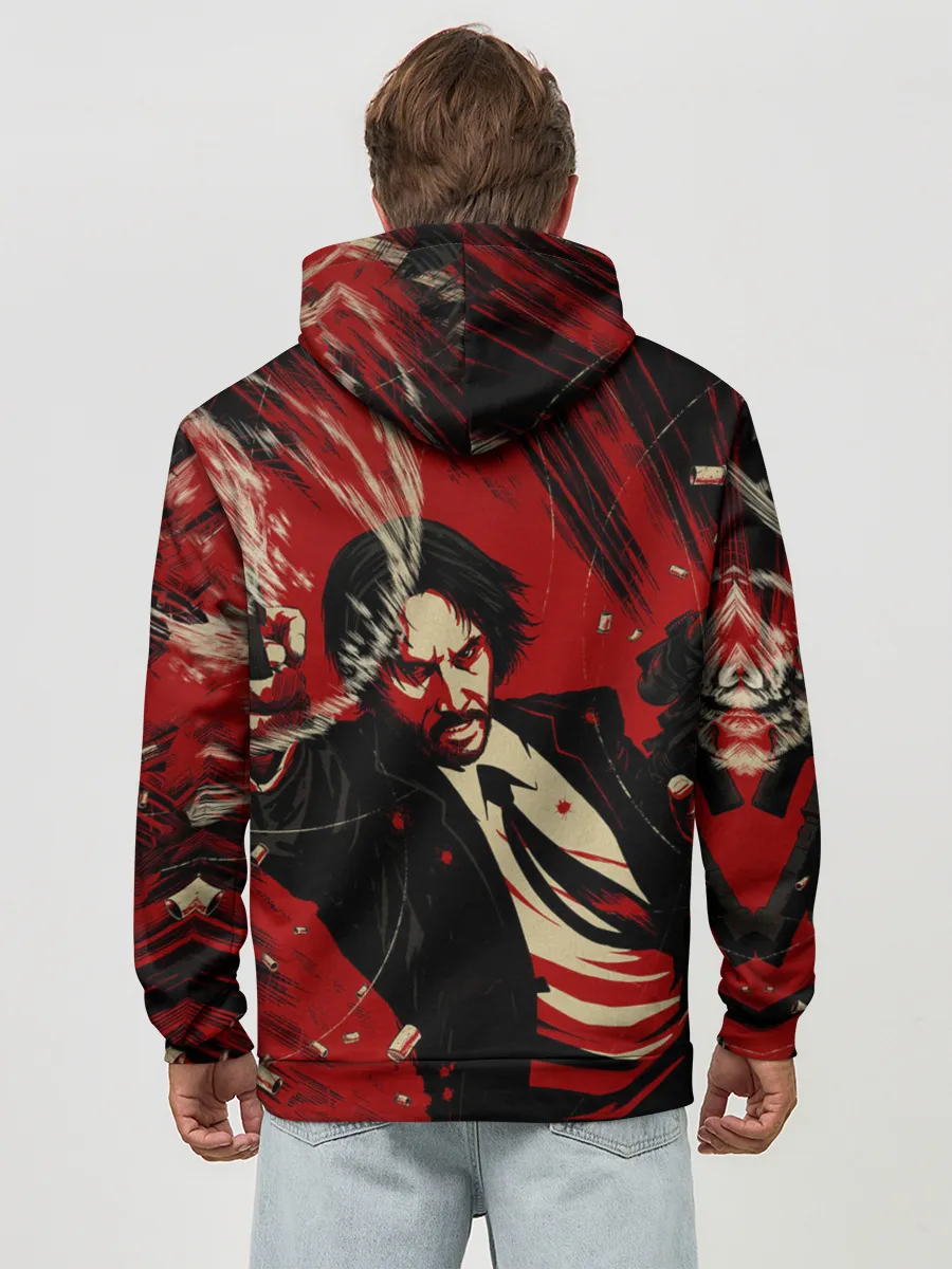 Худи мужской база хлопок / Джон Уик