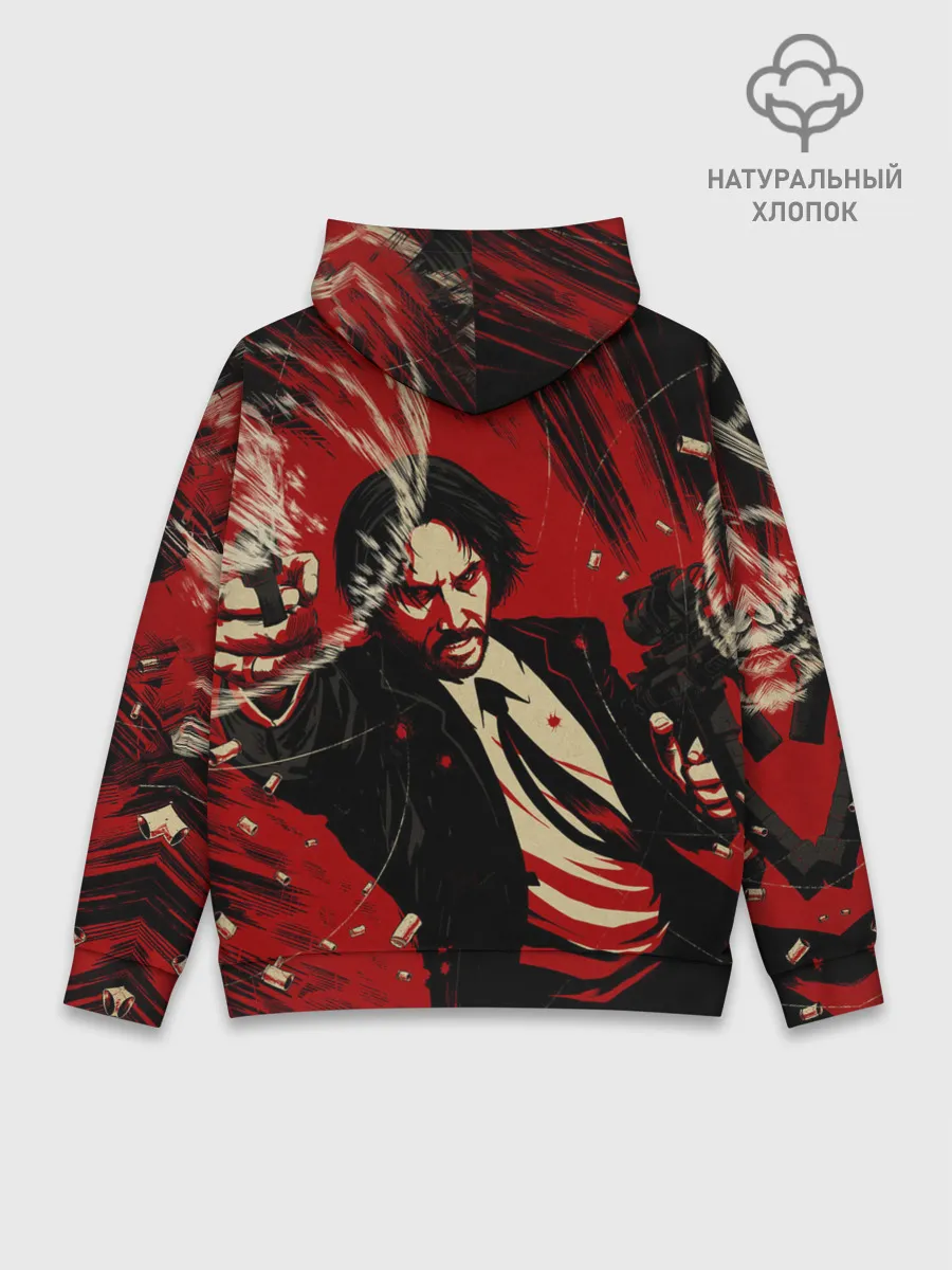 Худи мужской база хлопок / Джон Уик