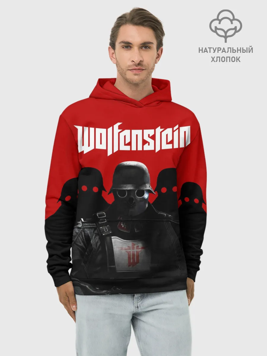 Худи мужской база хлопок / Wolfenstein