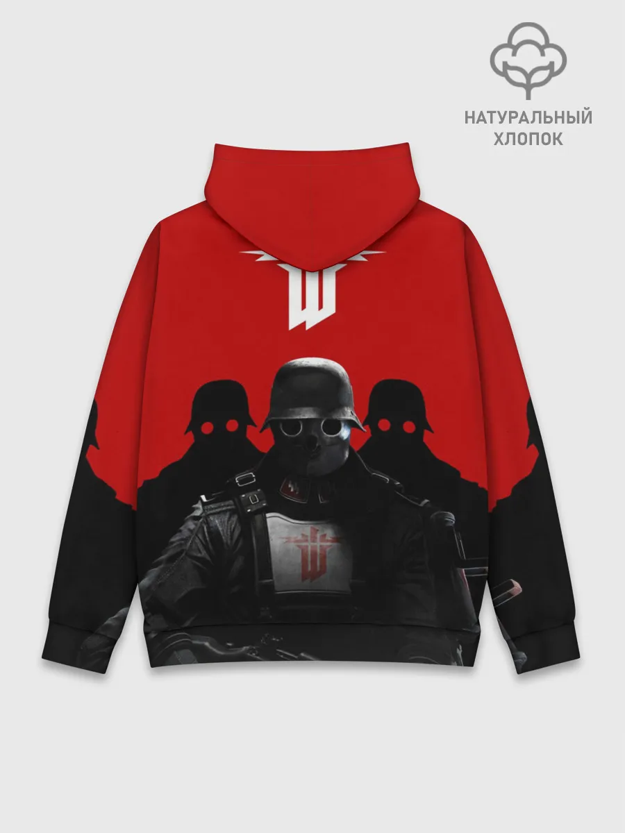 Худи мужской база хлопок / Wolfenstein