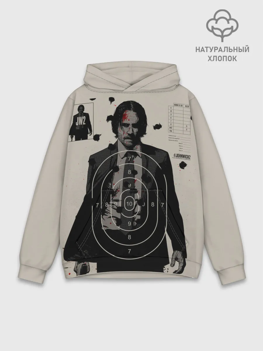 Худи мужской база хлопок / Джон Уик 2