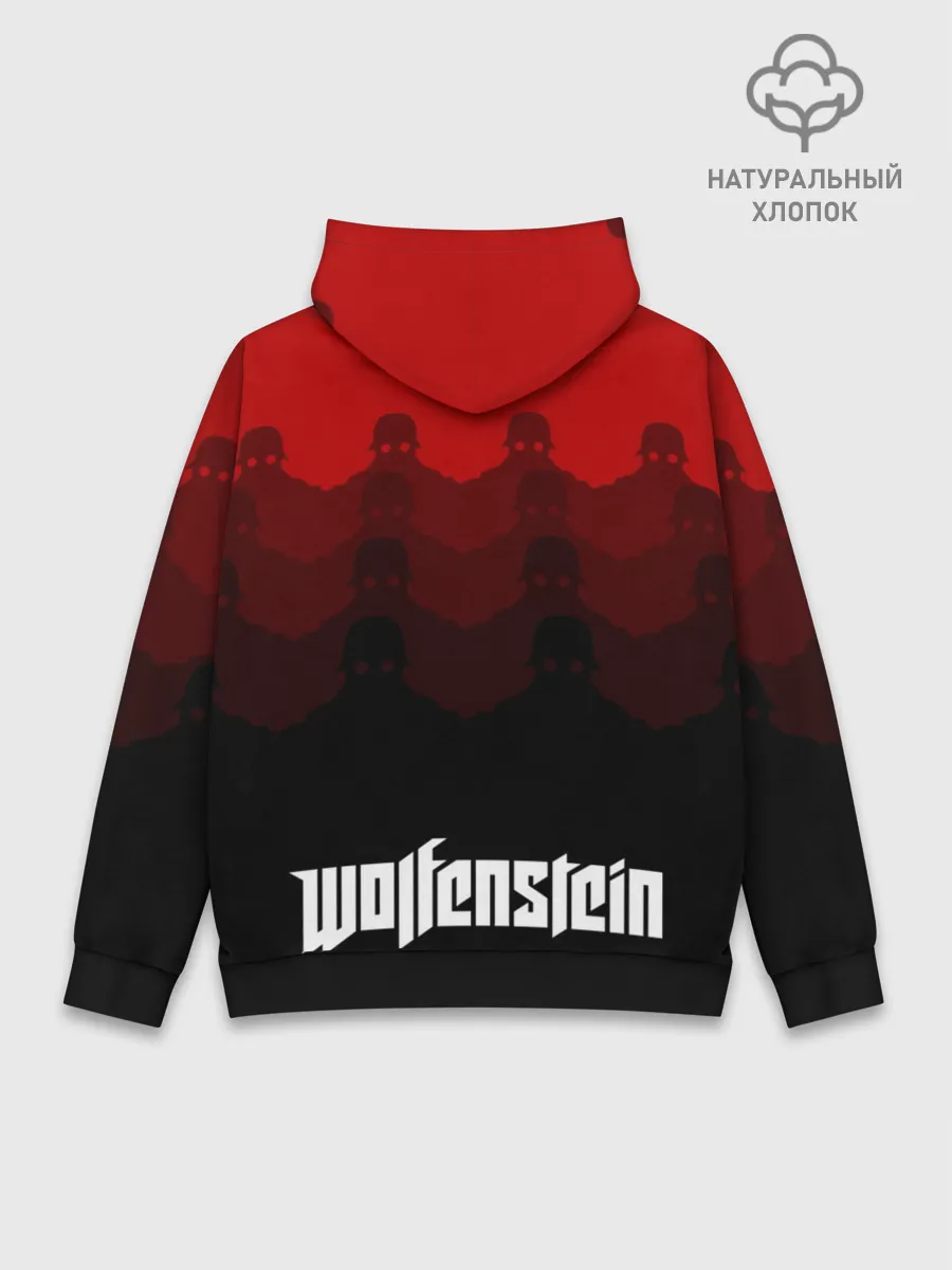 Худи мужской база хлопок / Wolfenstein