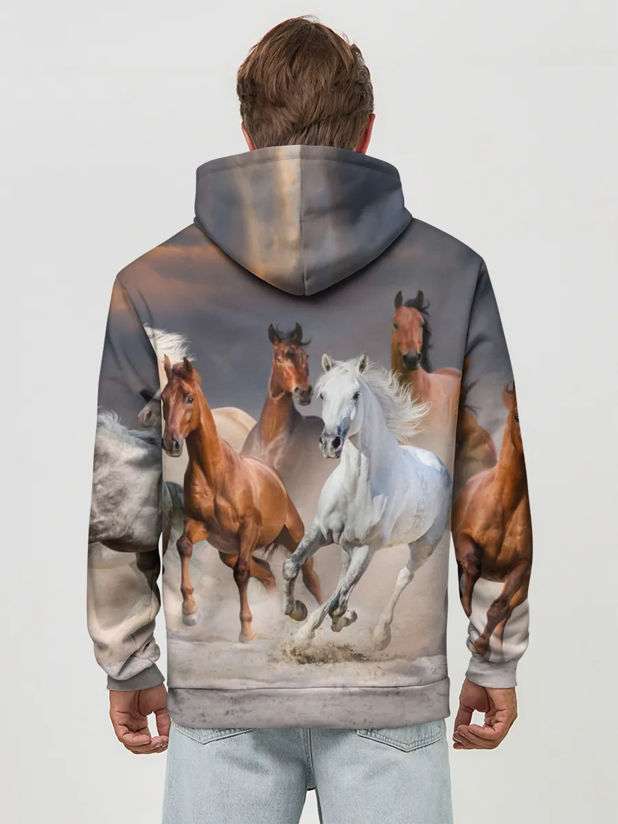 Худи мужской база хлопок / Табун