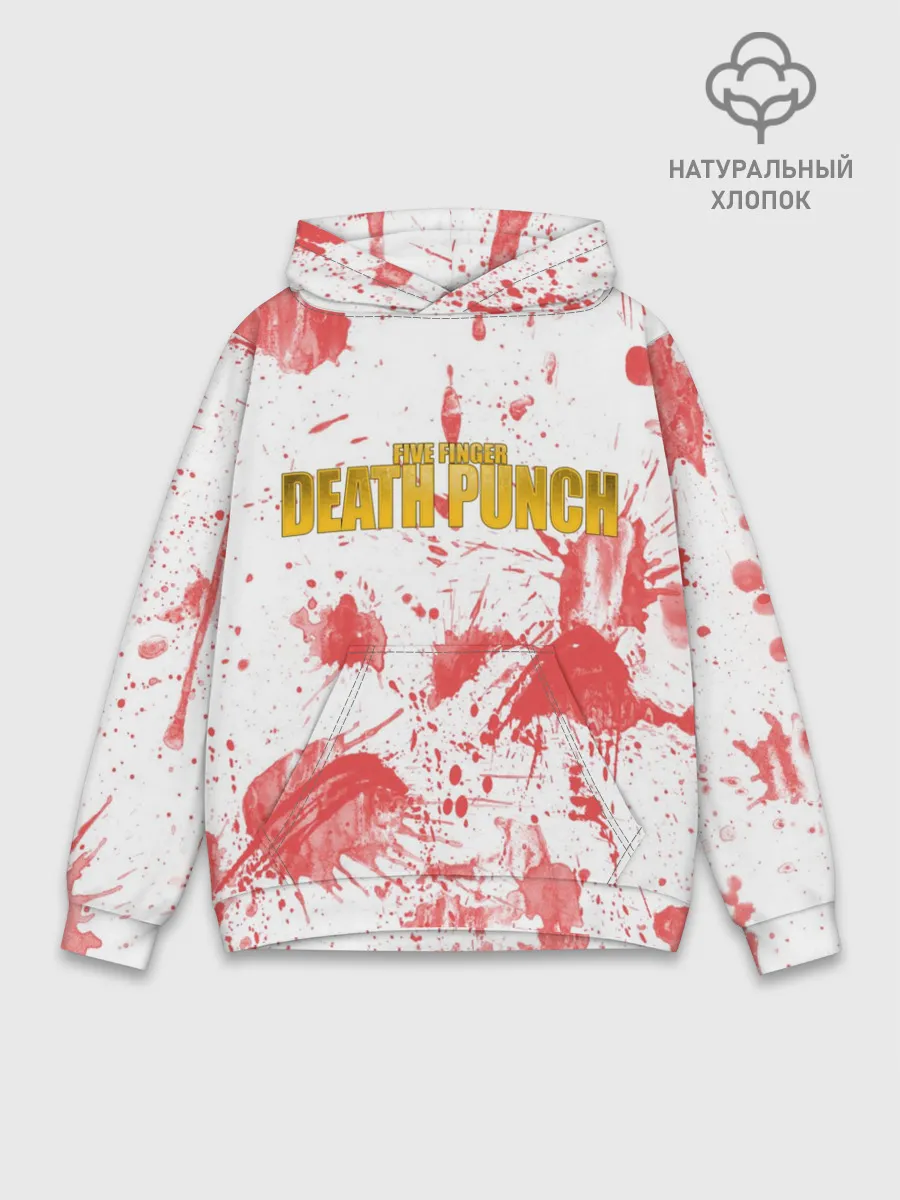 Худи мужской база хлопок / Красня кровь