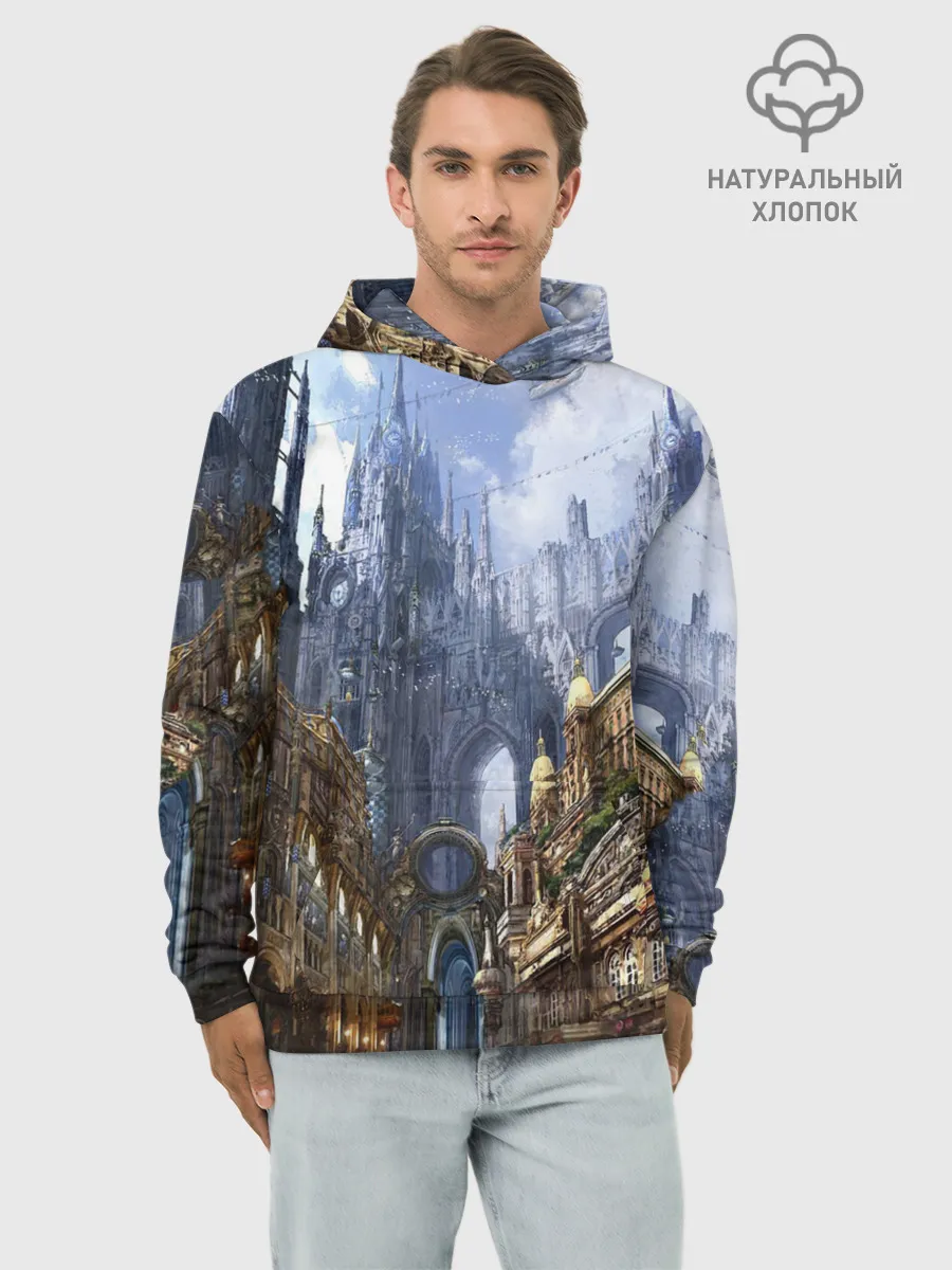 Худи мужской база хлопок / Древний город