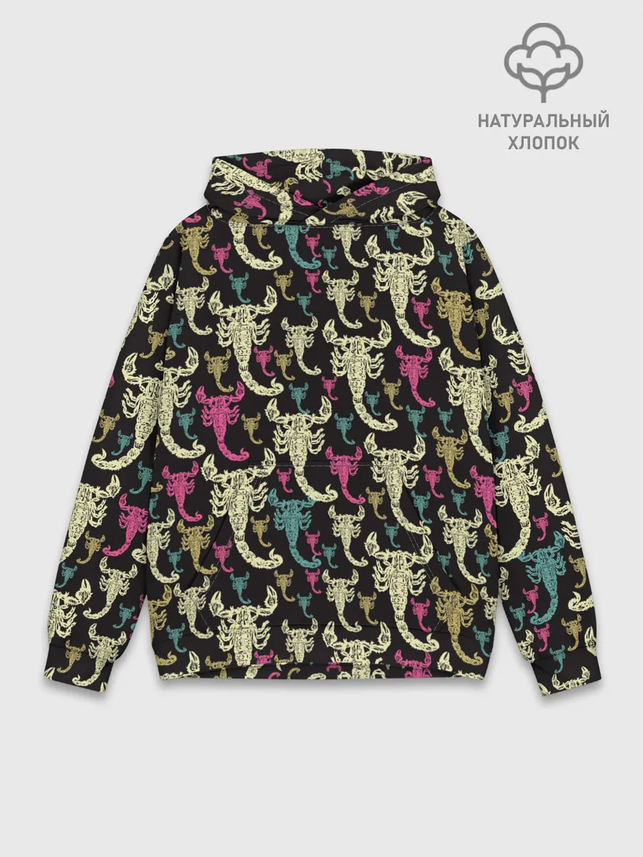 Худи мужской база хлопок / Скорпионы