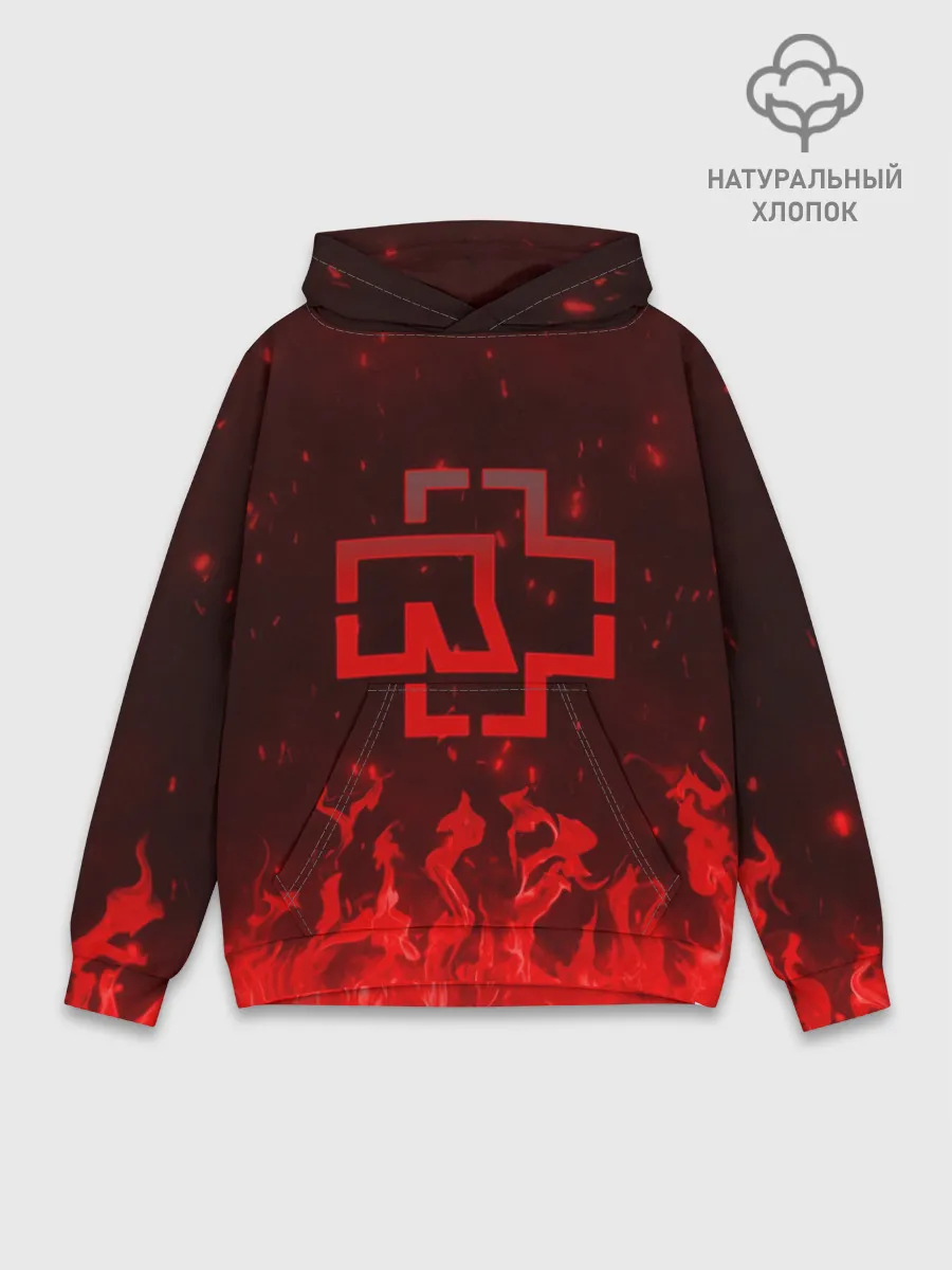 Худи мужской база хлопок / Rammstein