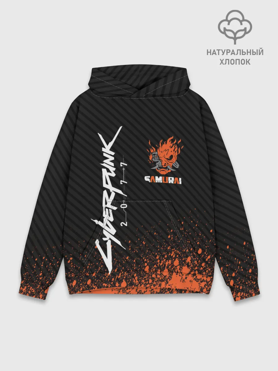 Худи мужской база хлопок / Cyberpunk 2077