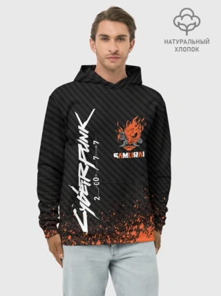 Худи мужской база хлопок / Cyberpunk 2077