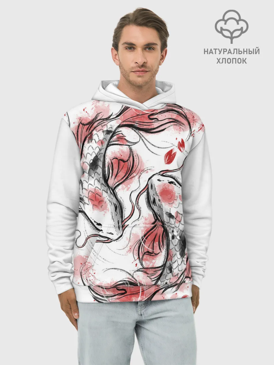 Худи мужской база хлопок / Japan dream