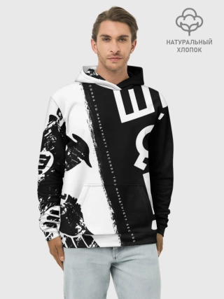 Худи мужской база хлопок / 30 Seconds to Mars