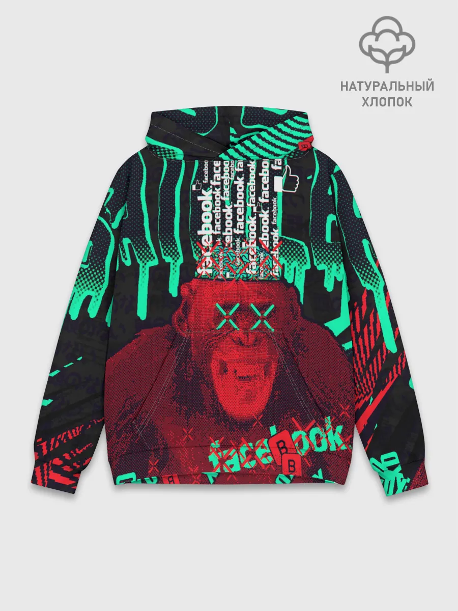 Худи мужской база хлопок / DED SEC