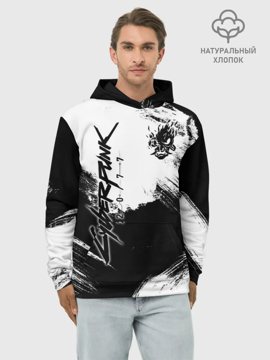 Худи мужской база хлопок / Cyberpunk 2077