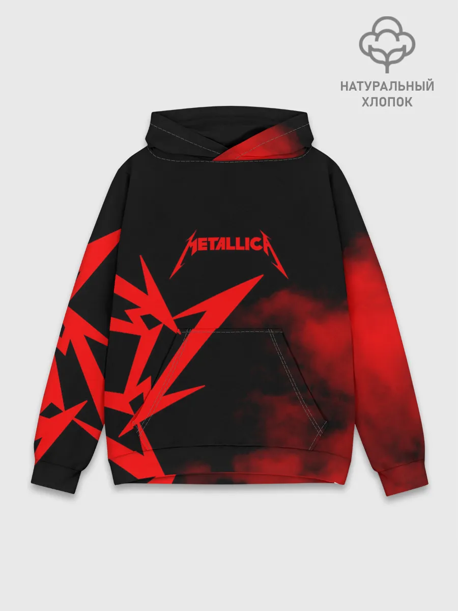 Худи мужской база хлопок / Metallica