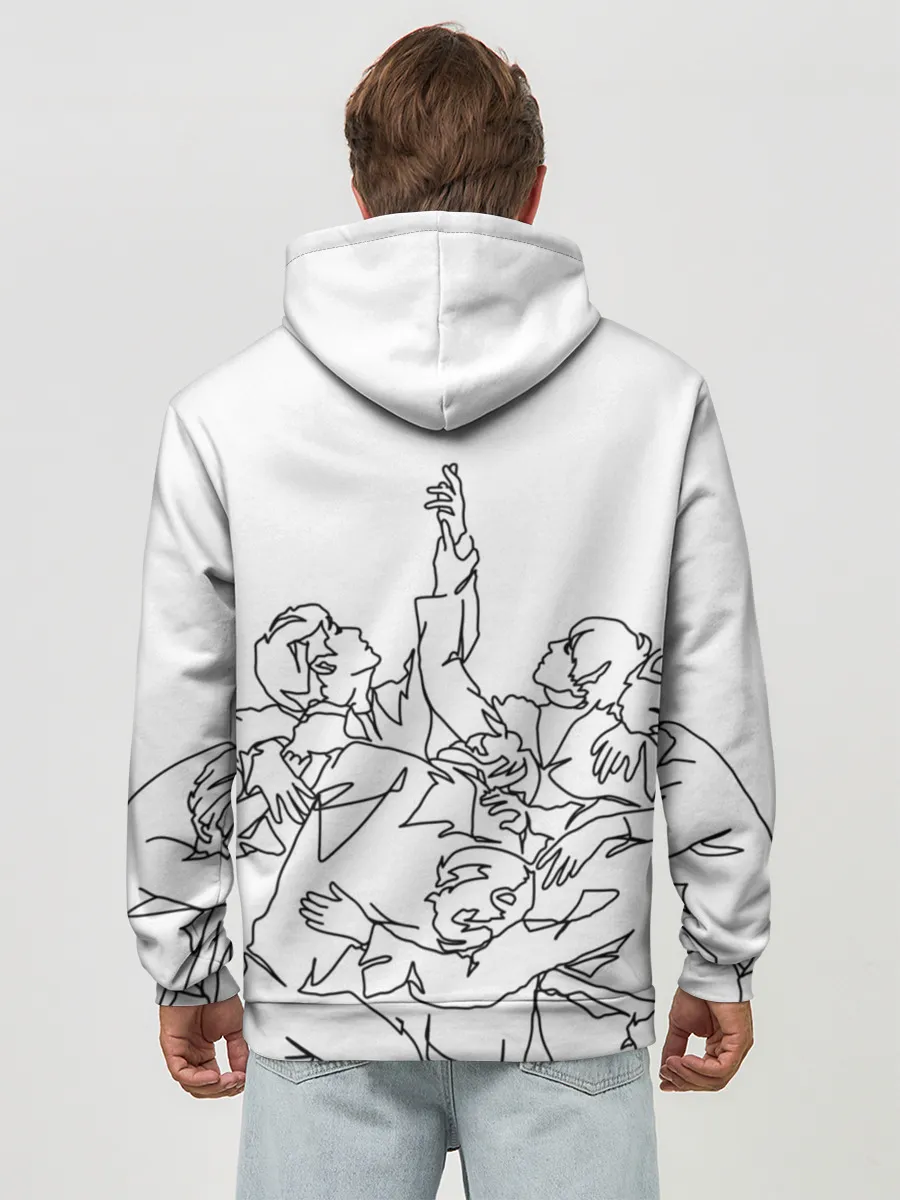 Худи мужской база хлопок / BTS