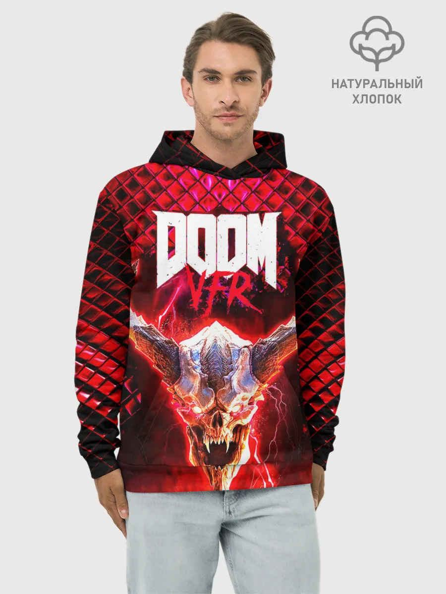 Худи мужской база хлопок / Doom Enternal