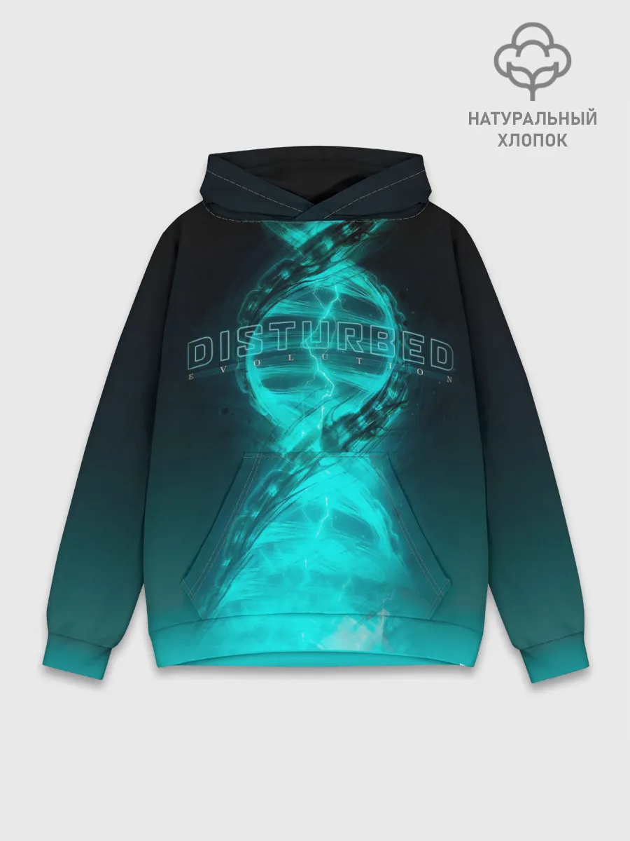 Худи мужской база хлопок / Disturbed. Evolution