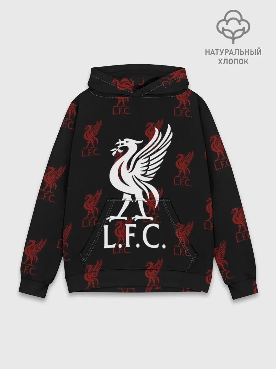 Худи мужской база хлопок / Liverpool