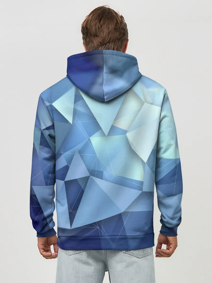 Худи мужской база хлопок / абстракция