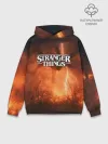 Худи мужской база хлопок / STRANGER THINGS