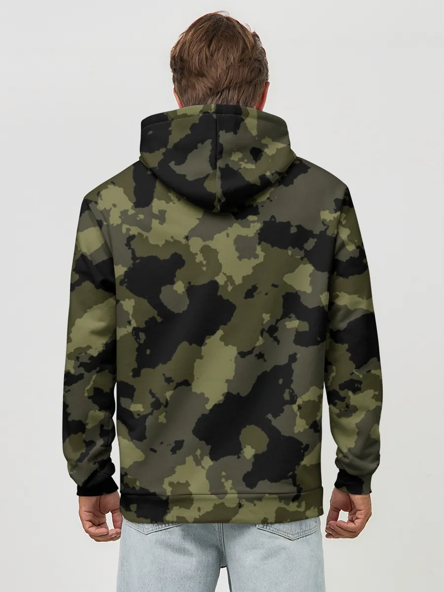 Худи мужской база хлопок / Real men do fishing