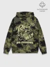 Худи мужской база хлопок / Real men do fishing