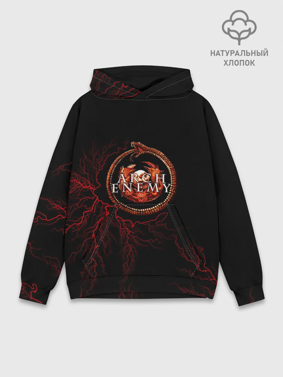 Худи мужской база хлопок / Arch Enemy