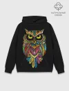 Худи мужской база хлопок / Сова