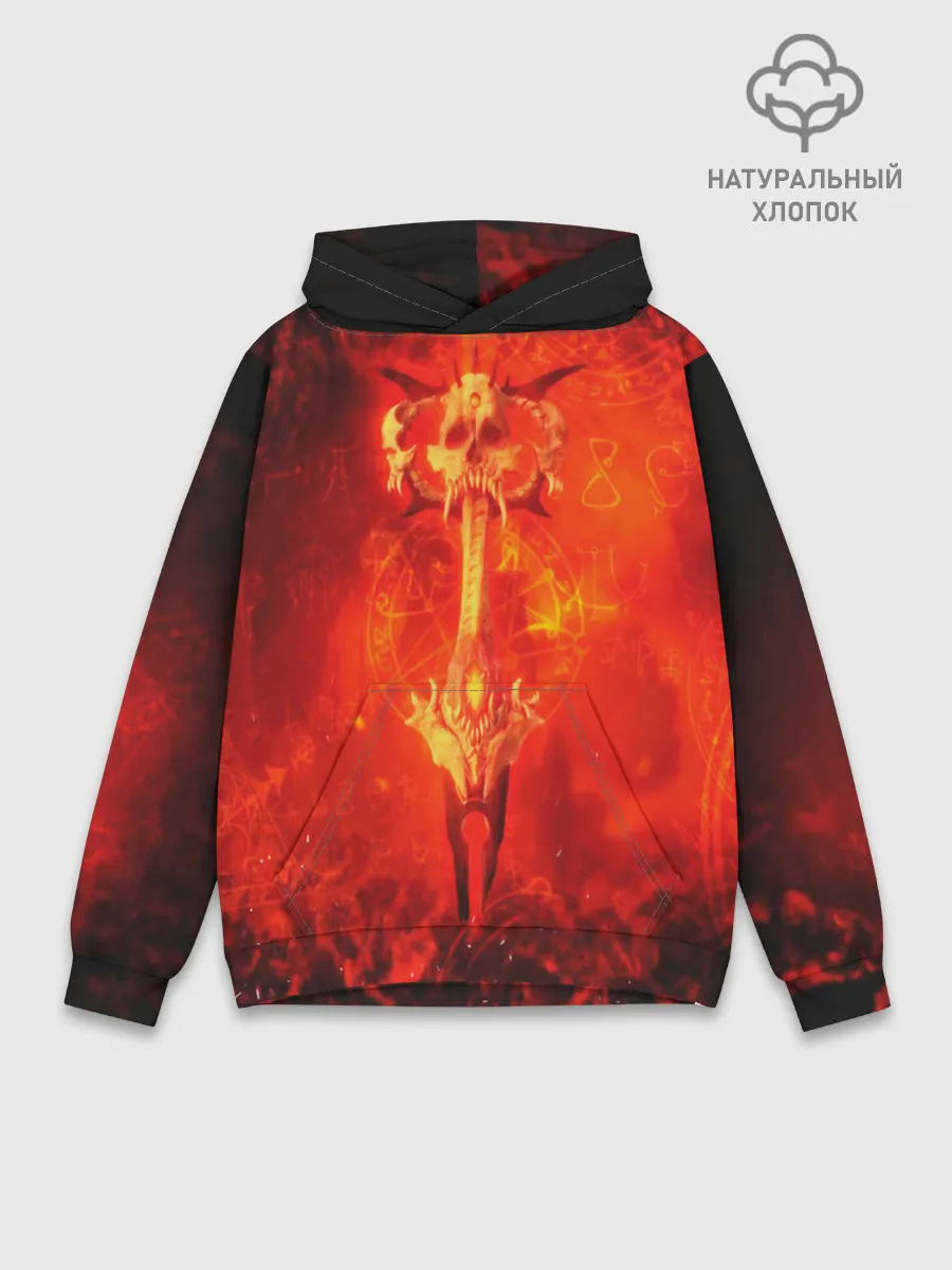 Худи мужской база хлопок / DOOM