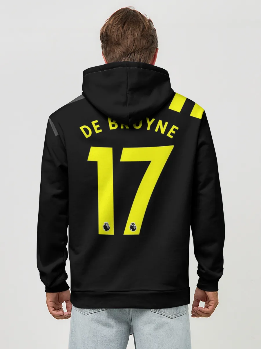 Худи мужской база хлопок / De Bruyne away 19-20