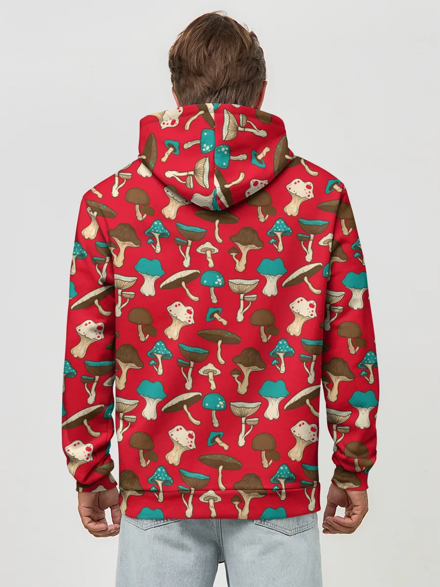 Худи мужской база хлопок / Грибы