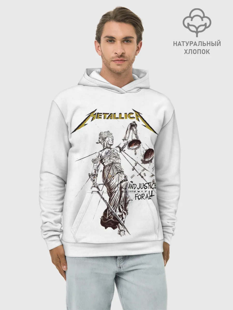 Худи мужской база хлопок / Metallica