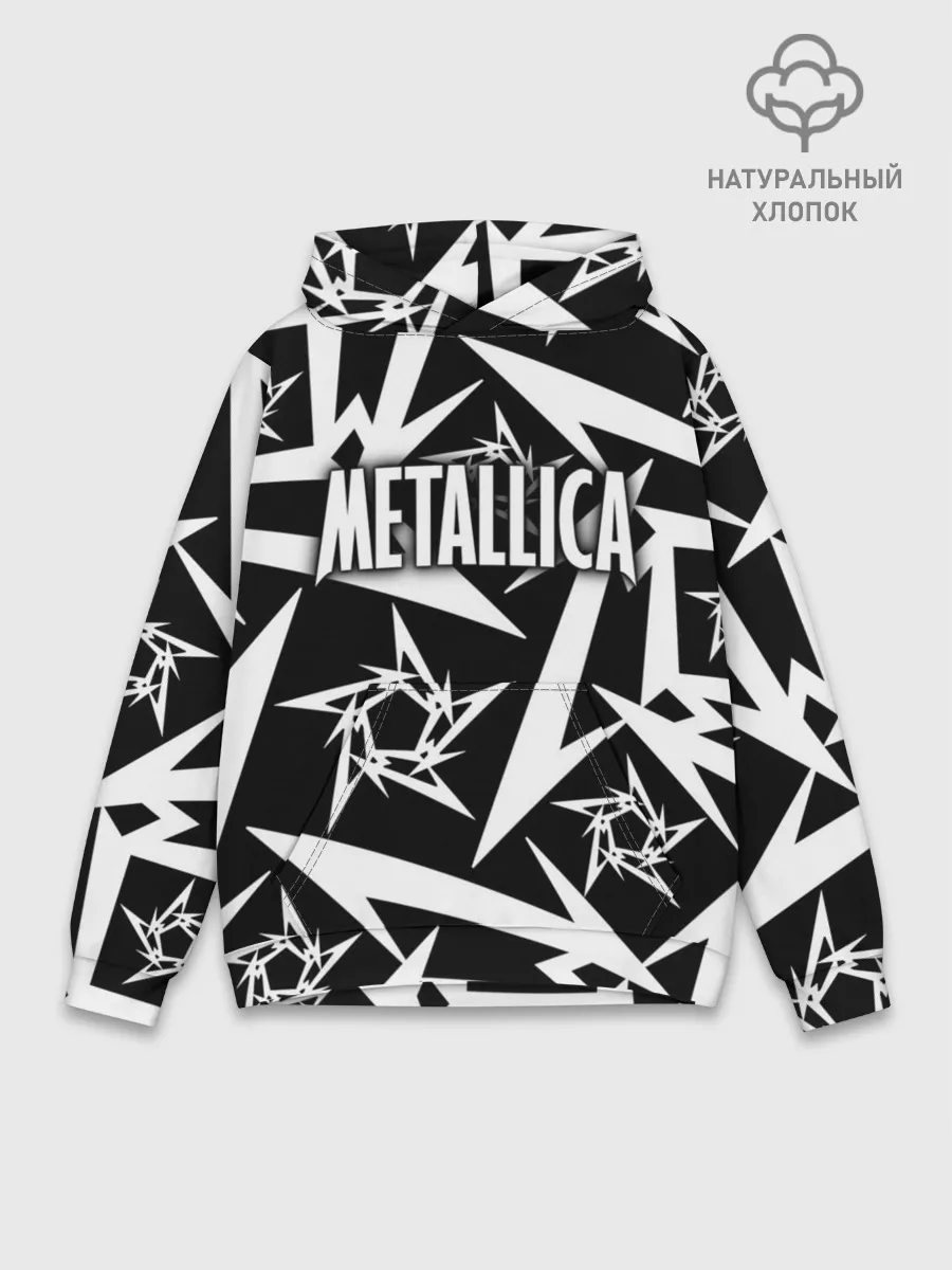 Худи мужской база хлопок / Metallica