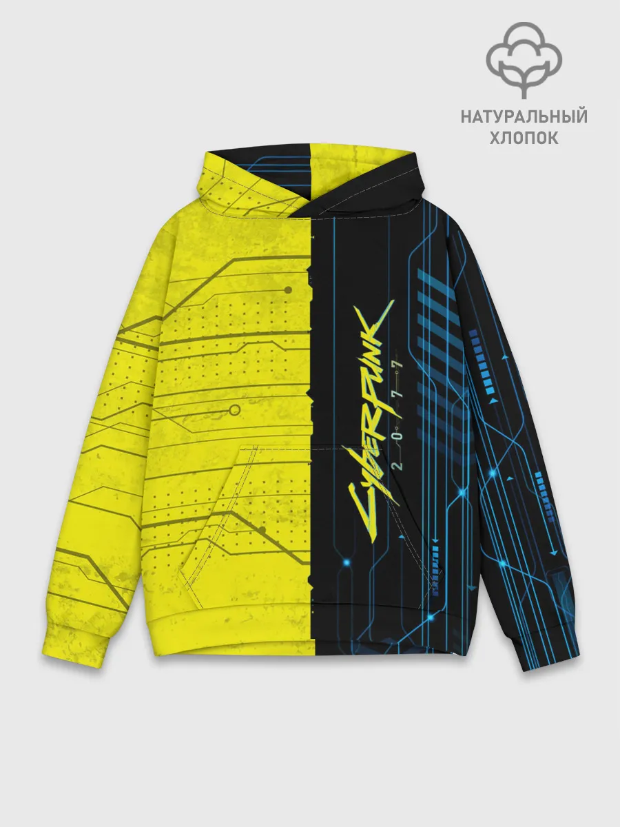 Худи мужской база хлопок / CYBERPUNK 2077