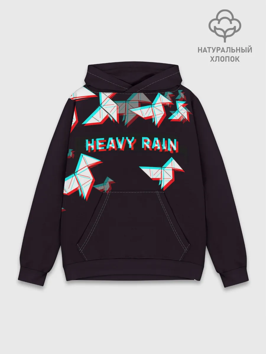 Худи мужской база хлопок / Heavy Rain