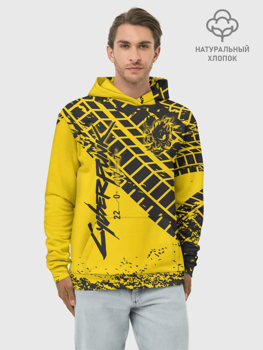 Худи мужской база хлопок / Cyberpunk 2077