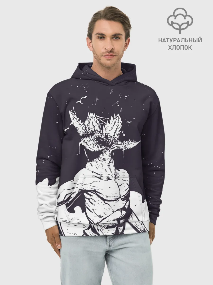 Худи мужской база хлопок / Демогоргон