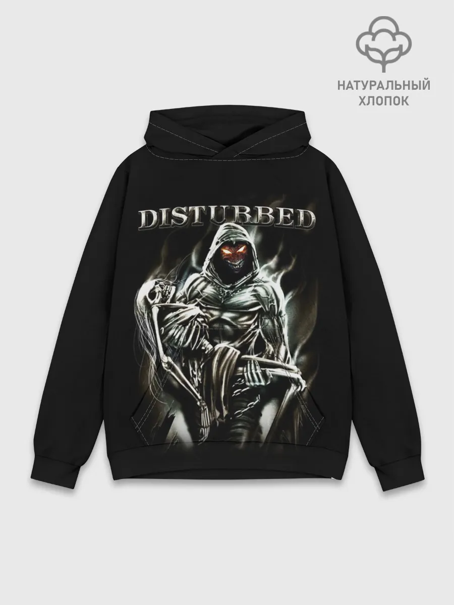 Худи мужской база хлопок / Disturbed