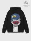 Худи мужской база хлопок / FBI