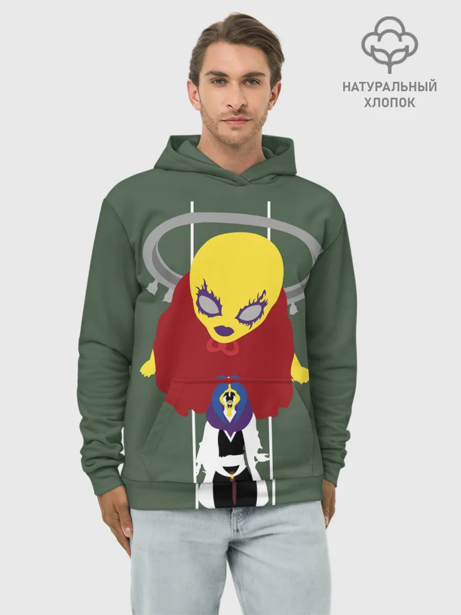 Худи мужской база хлопок / Mayuri Kurotsuchi