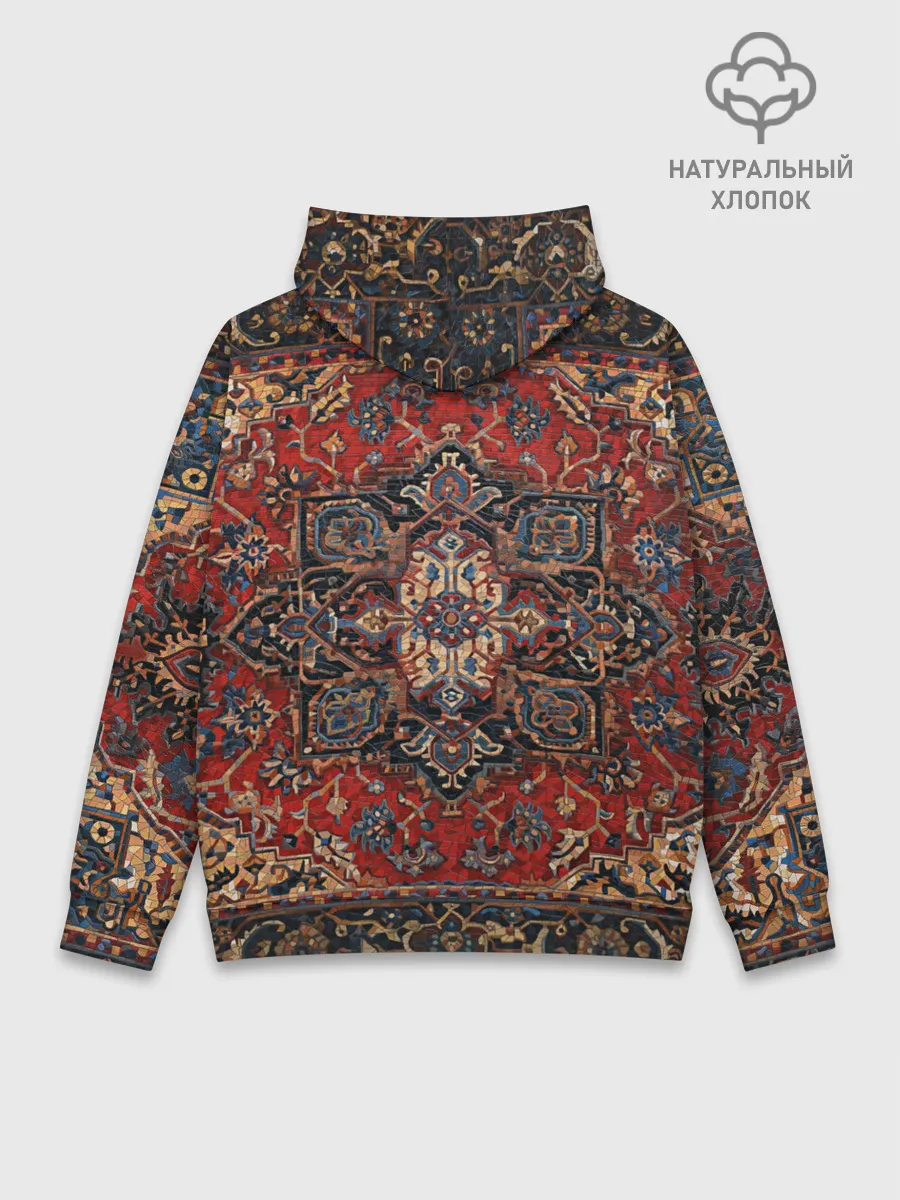 Худи мужской база хлопок / из России с любовью