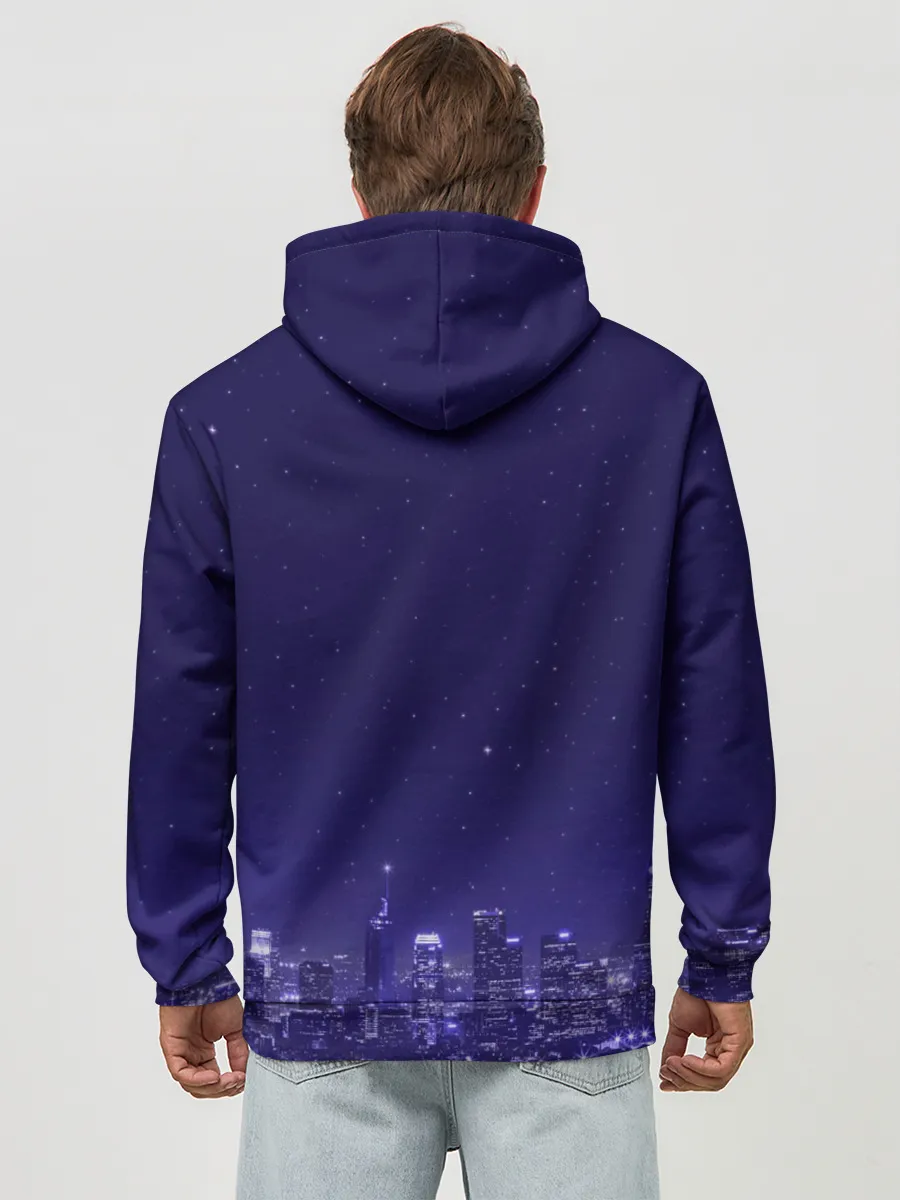 Худи мужской база хлопок / Отель Дель Луна