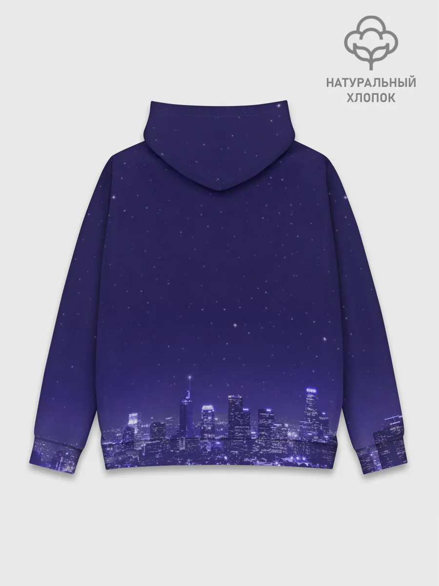 Худи мужской база хлопок / Отель Дель Луна