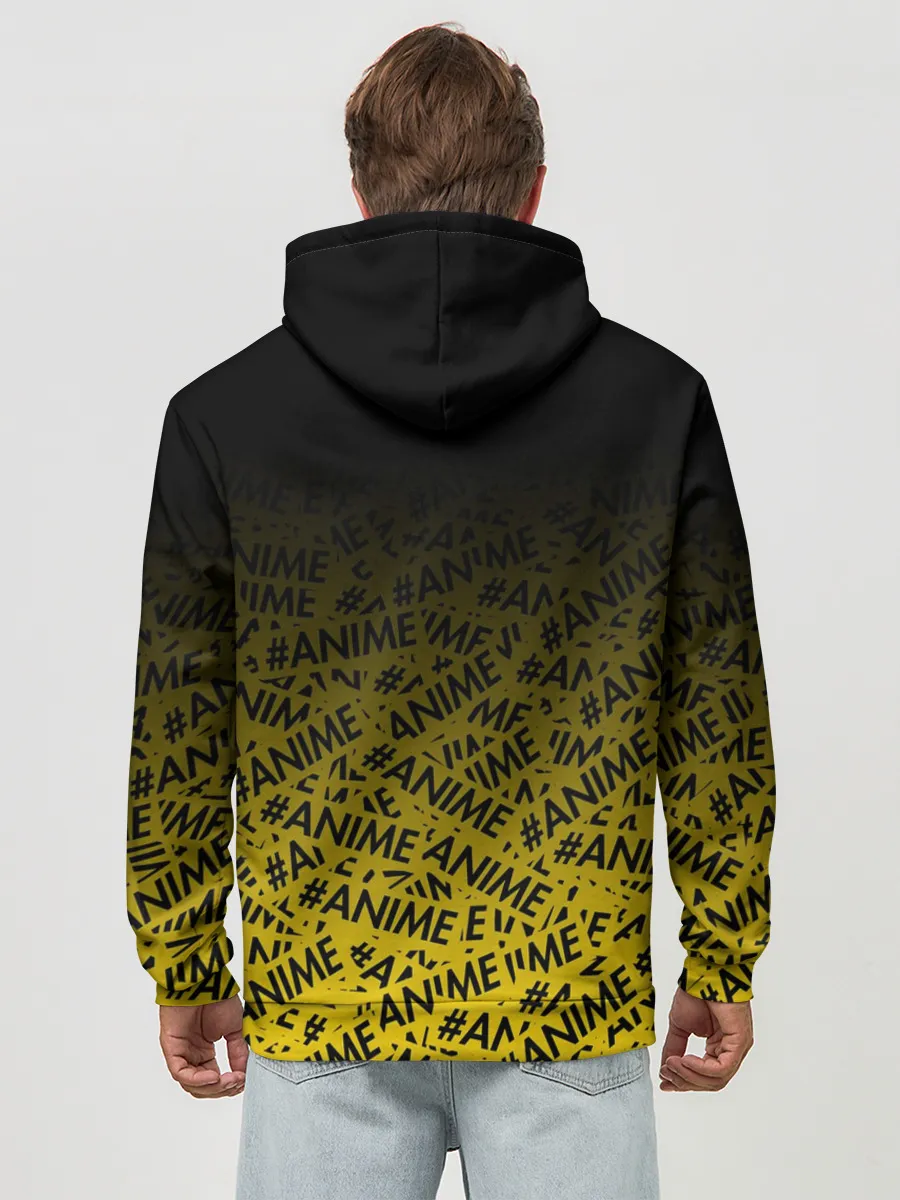 Худи мужской база хлопок / ANIME pattern