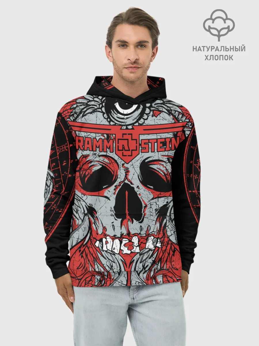 Худи мужской база хлопок / Rammstein