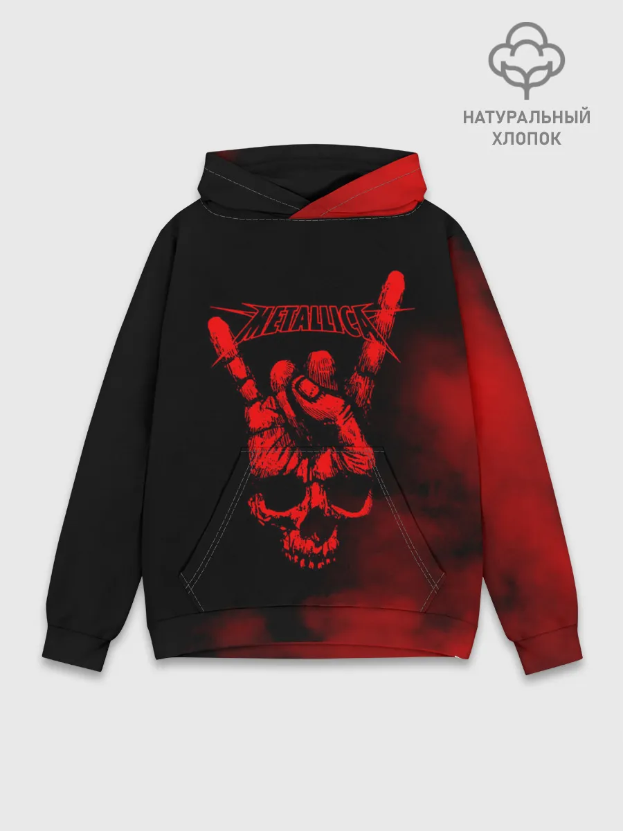 Худи мужской база хлопок / Metallica