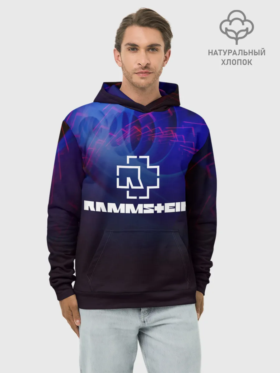 Худи мужской база хлопок / Rammstein.